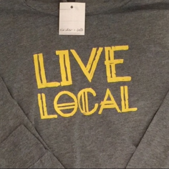 Cinder & Salt Tops - 🎉HP 🎉Cinder & Salt LIVE LOCAL long sleeve hoodie